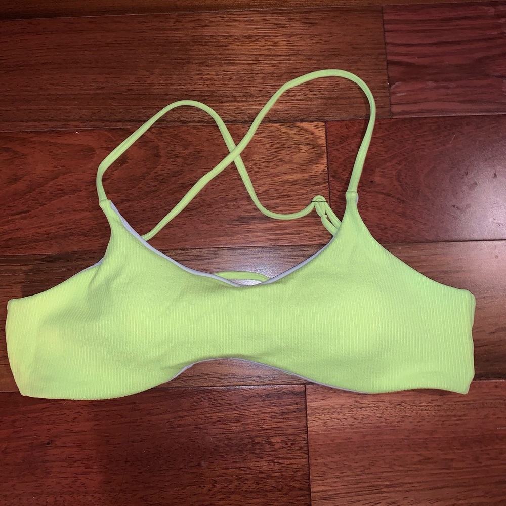 Shein Neon Green Bikini Top